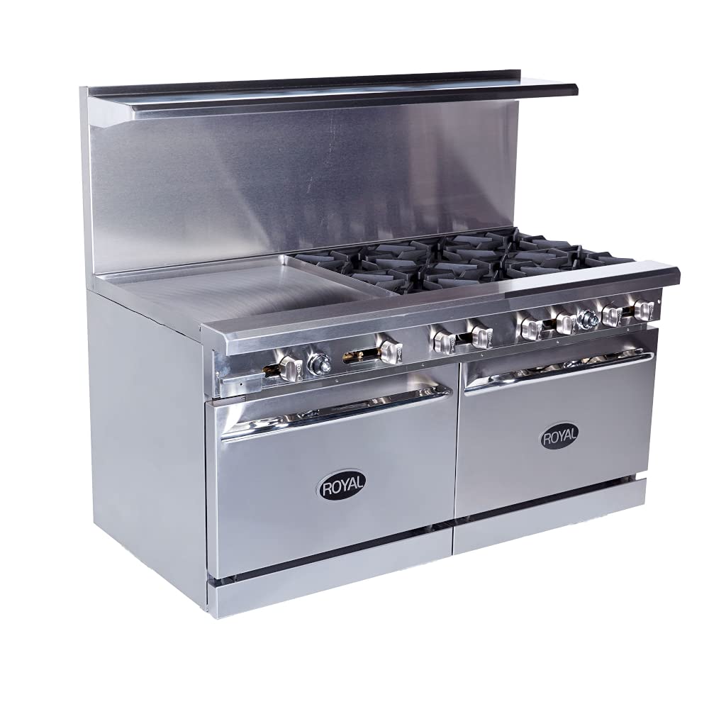 RR-6G24 60" Gas Range - 6 Burners by Royal Range – Commercial Grade