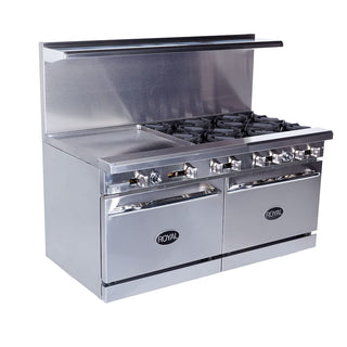 RR-6G24 60" Gas Range - 6 Burners by Royal Range – Commercial Grade