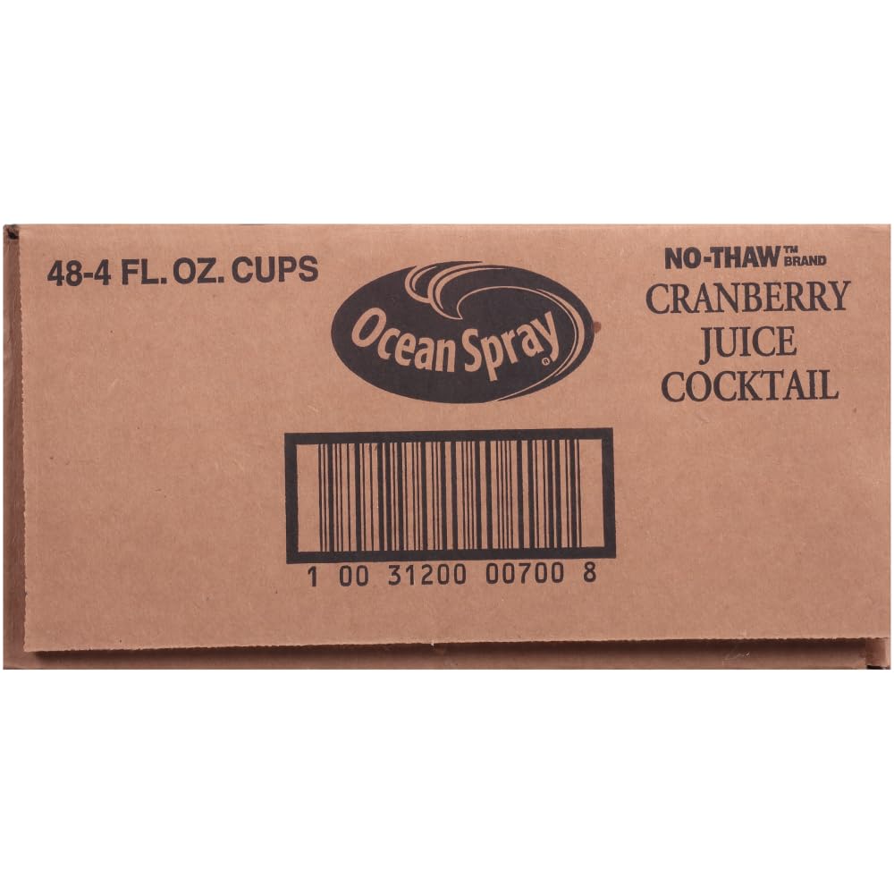 Ocean Spray Cranberry / 4 Fl Oz (Pack of 48) / 48 Fruit Juice