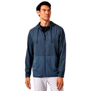 Cotton by TravisMathew – Large, Polyester, Mood Indigo/Vintage Indigo, Model Deepspace Full Zip Jacket