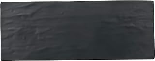 G.E.T. SB-1350-BK 12.75" x 5" Faux Slate Display, Black
