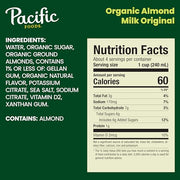 Pacific Foods Almond / 32 Fl Oz (Pack of 12) / 1 Almond Milk