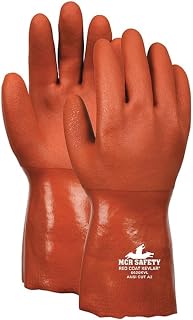 MCR Safety 6620KVXL Work Gloves, X-Large, Red, 1-Pair