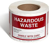 Labelmaster HWA Hazardous Waste Label, Paper Stock, 6 x 4 inch (Pack of 500)