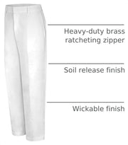Red Kap 42W x 30L / White / Rk Specialized Work Pant Pants