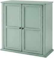 Furnifact Stackable Kitchen Storage Pantry Cabinet Brown, with Anti-tip Safety Features, Sturdy Design, Ideal for Organized Pantry Storage, Durable Construction