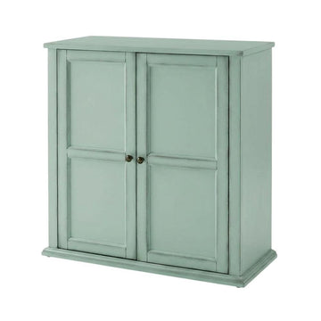Stackable Kitchen Storage Pantry Cabinet Brown by Furnifact – Mdf 80.00%,Birch Veneer 20.00%, Brown