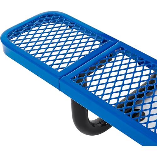 Global Industrial Blue / Industrial / 96 inches x 30 inches x 29.5 inches Picnic Tables