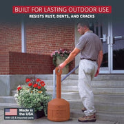 Justrite Terracotta / 4 Gallon / Cease-Fire Smoking Receptacles