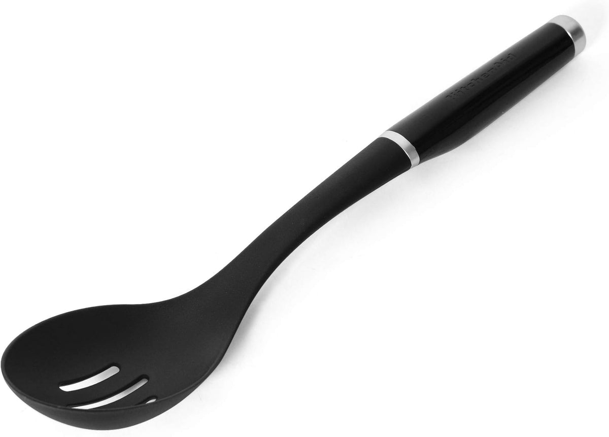 KitchenAid One Size (Pack of 12) / Black 2 / Slotted Spoon Cooking Spoons