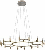 258-016-WSL Nexus - 50 Inch 80W 16 Led Chandelier