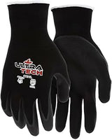 MCR Safety 96671XXL Nitrile Gloves, 2X-Large, Black, 1-Pair
