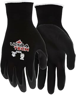 MCR Safety 96671XXL Nitrile Gloves, 2X-Large, Black, 1-Pair