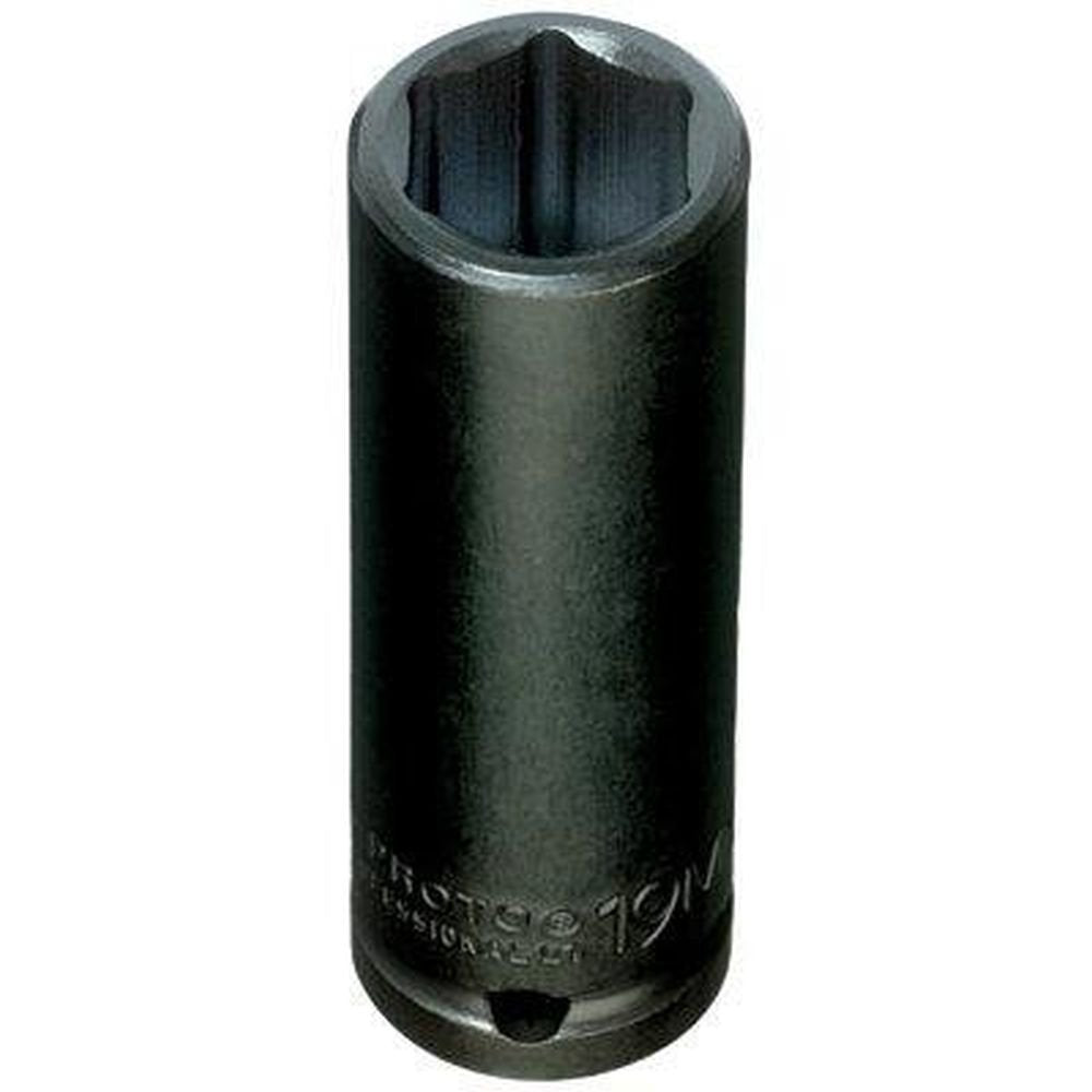 1/2" Drive Deep Impact Socket 22 mm - 6 Point by Proto – 22mm, Alloy Steel, Multi, Model J7322M