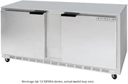 Beverage Air UCFD60AHC-4 Two-Section Undercounter Freezer