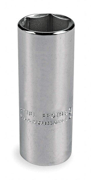 1/4" Drive Deep Socket 3/8" - 6 Point by STANLEY – 3/8", Blend, Multi, Model J4712L