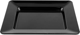 G.E.T. ML-11-BK 12" x 10" Rectangular Plate, Black