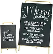 Cal-Mil 3717-811-46 Mid-Century Sign Holder, 13.25" Height, 8.5" Width, 4" Length, Brass