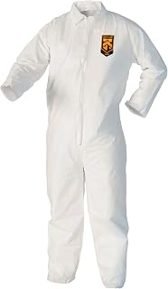 KLEENGUARD A40 Liquid & Particle Protection Coveralls (37694), White, 4XL
