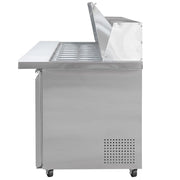 70 3/8" Mega Top Sandwich/Salad Prep Table w/Refrigerated Base by MOTAK – 75.59x38.98x49.21, In Description, Check Images, Model MST-72-30-X