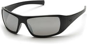 Pyramex SB5670D Goliath Safety Glasses Blk Frame w/Silver Mirror Lens (12 Pair)