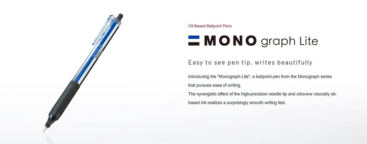 Pencil Oil-Based Ballpoint Pen by Tombow – 1 Count (Pack of 1), Polypropylene, black, Model BC-MGLU01