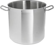 HUBERT Stock Pot 19 Quart Stainless - 11 4/5"Dia x 10 1/4"H