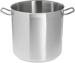 HUBERT Stock Pot 19 Quart Stainless - 11 4/5"Dia x 10 1/4"H