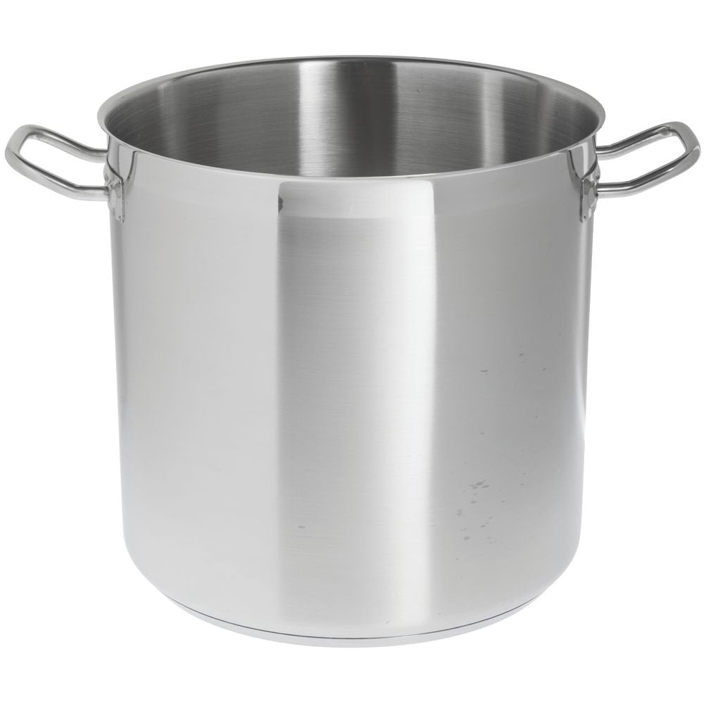 Stock Pot 19 Quart Stainless - 11 4/5"Dia x 10 1/4"H by HUBERT – 19 Quarts, Stainless Steel, Silver, Model 103018