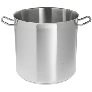 Stock Pot 19 Quart Stainless - 11 4/5"Dia x 10 1/4"H by HUBERT – 19 Quarts, Stainless Steel, Silver, Model 103018