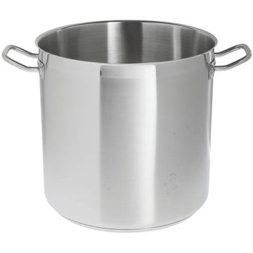 Stock Pot 19 Quart Stainless - 11 4/5"Dia x 10 1/4"H by HUBERT – 19 Quarts, Stainless Steel, Silver, Model 103018