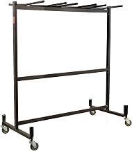 Global Industrial Double Tier Chair and Table Cart, Holds 42 Chairs / 8-10 Tables