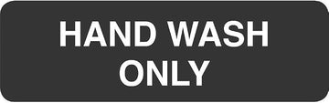 Hand Wash Only Sign | For Bathrooms and Kitchens | Commerical Quality for Restaurant Use
