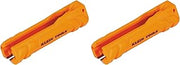 KLEIN TOOLS L1412 5-in-1 Cable Stripping Tool for 12-14 AWG, NM Cable Ripper (12/2 and 14/2 Romex), Magnetic with Wire Looping Hole (Pack of 2)