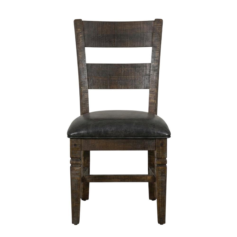 Brown Ladderback Wood Dining Chairs Set of by Starlight Canyon Home – Solid Wood, Mahogany, Brown, Pack of 2