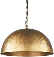 Kendall Small Dome Pendant in Brass