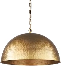 Kendall Small Dome Pendant in Brass