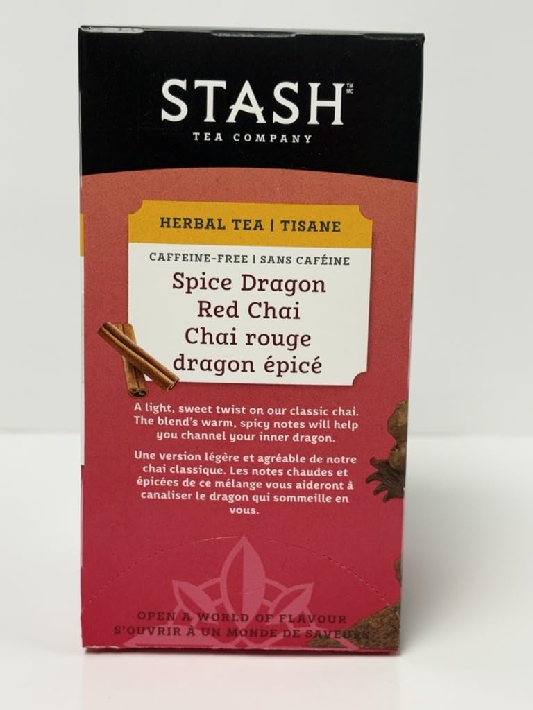 Tea Tea Decaf Chai Red Spice by Stash – 18 Count (Pack of 1), No Color, Model 0077652083095