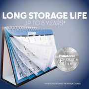 Panasonic 2 Count (Pack of 1) / Battery / Silver Household Batteries
