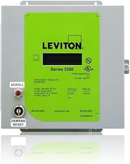 Leviton VerifEye Series 3300 BACnet MS/TP Indoor Meter Kit with 3 Split Core CT's, 200-Amp