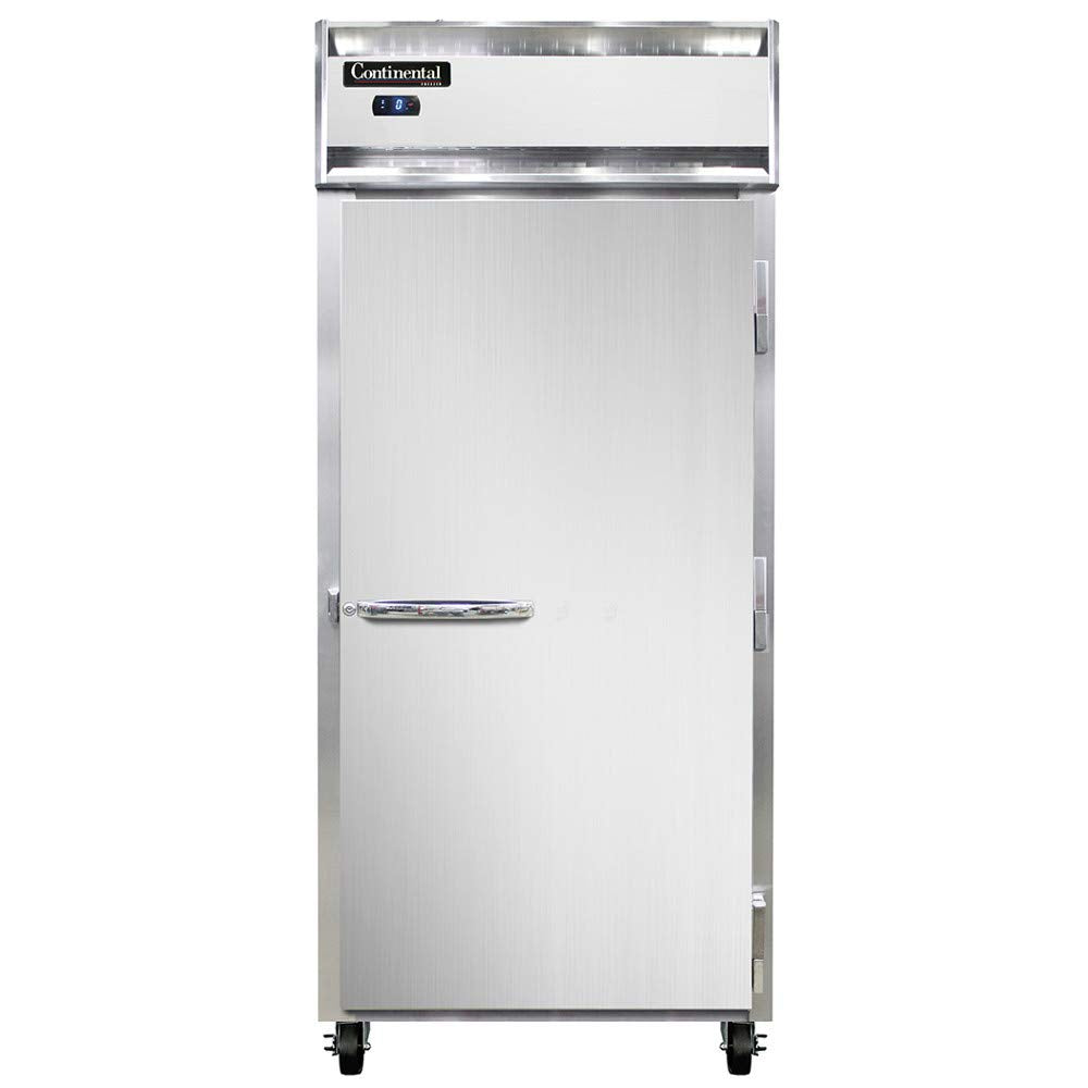 Refrigerator 1FX-SS-PT Extra Wide Single Section Pass-Thru Freezer by CONTINENTAL – Model 1FX SS PT