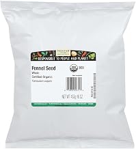 Frontier Herb Organic Whole Fennel Seed, 16 Ounce -- 6 per case6