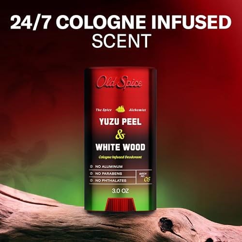 Old Spice Yuzu Peel + White Wood / 3 Ounce (Pack of 1) / 1 Deodorant