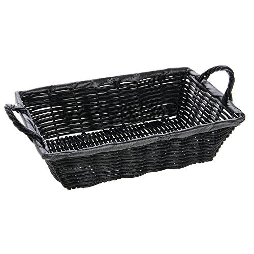 HUBERT Black / 8"Lx11"Wx3"H / Modern Shelf Baskets