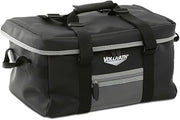 Vollrath VDBM500 Insulated Catering Bag, Collapsible with Vinyl Liner and 12-Compartment Divider, Durable Nylon Shell, Reflective Piping, Black, 17" x 13" x 9"