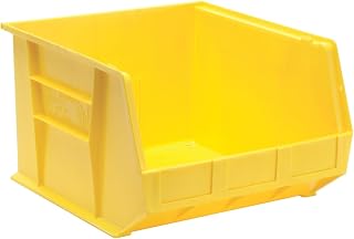 QUANTUM STORAGE SYSTEMS QUS270YL Solid Part Organizer Ultra Yellow Bins 18" L x 17" W x 11" H 3 Pack