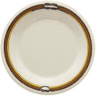 G.E.T. Enterprises WP-12-RD Diamond Rodeo 12" Wide Rim Plate Diamond Rodeo, Melamine (Pack of 12)