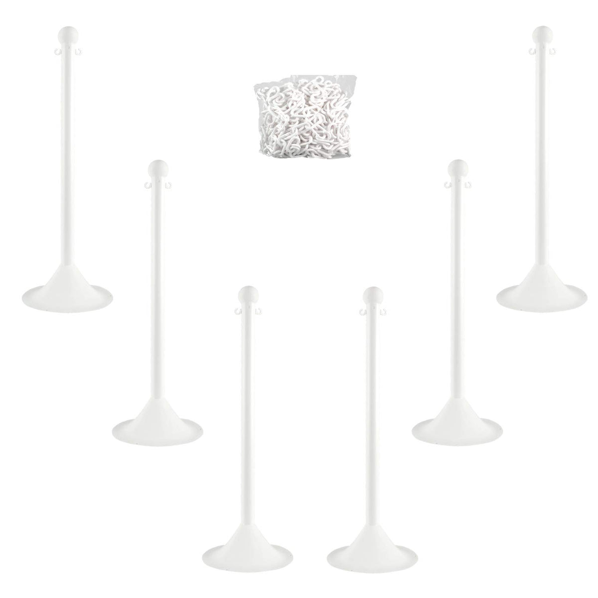 Mr. Chain 2 inches Dia. / White / 1 Lab Furniture