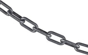 Mr. Chain Plastic Barrier Chain Reel, Silver, 500 ft Length (30008-500)