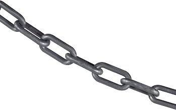 Mr. Chain Plastic Barrier Chain Reel, Silver, 500 ft Length (30008-500)